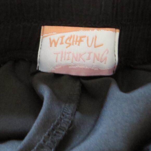 Wishful Thinking Joggers Pull On Comfy Lounge Pants Womens S Black - Picture 7 of 8